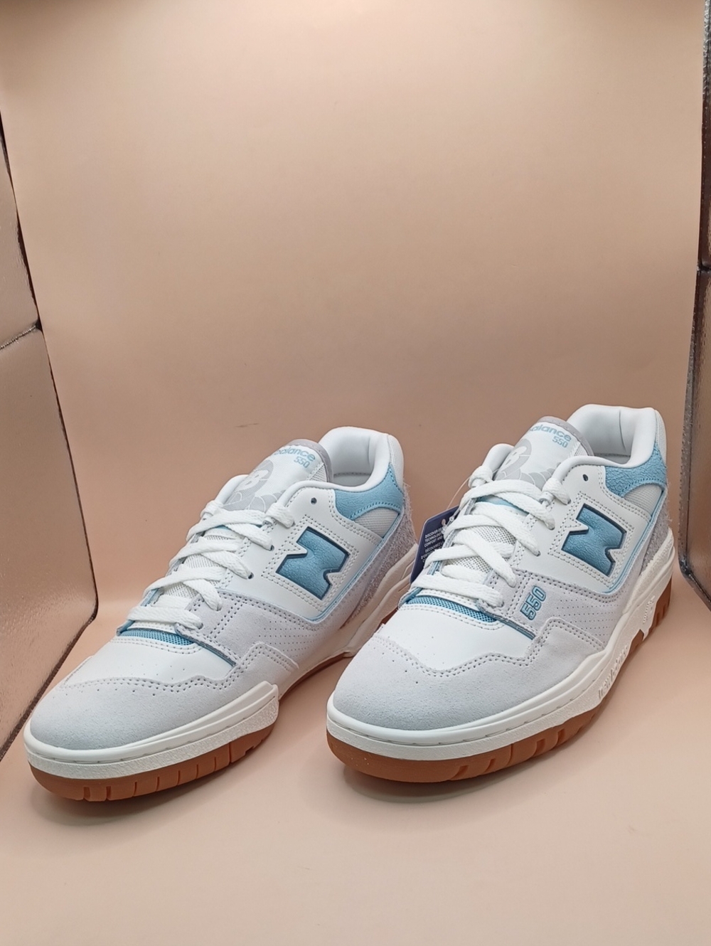 New Balance 550 Sneakers-Blue/White Size Men 8.5 Women 10 US